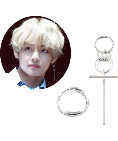 PPX Earrings Set 6 Pieces Kpop Bangtan Boy Jimin Chain Drop Earrings in Transparent Box - Korean Fashion Jewelry - Buy Online on GoSupps.com