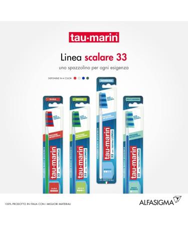 Tau-marin Scalare 33 Soft Bristle Toothbrush - Antibacterial Bristles 1 Piece | International Shipping Available - Buy Online on GoSupps.com