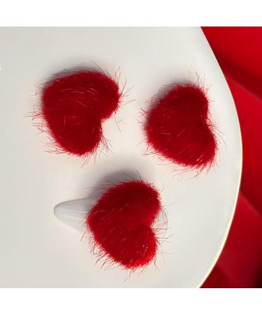 Love New Year Nail Crystal Heart Nail Art Plush Heart Nail Art Decoration DIY Nail Supplies For Girl Crystal Heart Nail Art Love Nail Plush Heart Nail Art Decor - Buy Online on GoSupps.com