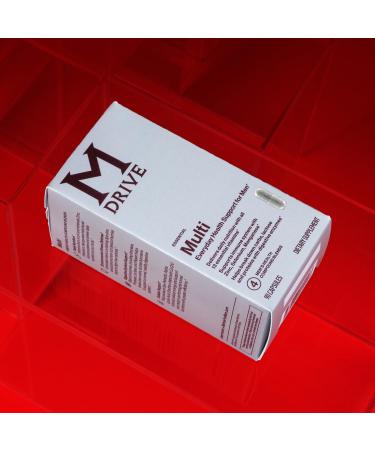 Mdrive Multivitamin for Men, Daily Multivitamin - Immune Health Support from Zinc, Selenium, Manganese & Vitamin D, Enzymes for Digestive Support, CoQ10 for Energy and Vitamin K2, 90 Capsules - Buy Online on GoSupps.com