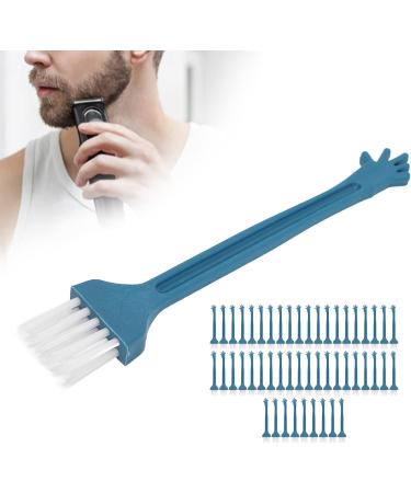 50pcs Shaving Brush Set - Soft Nylon Bristles PP Handle Portable Electric Shaver Cleaning Brushes - International Shipping Available - Buy Online on GoSupps.com