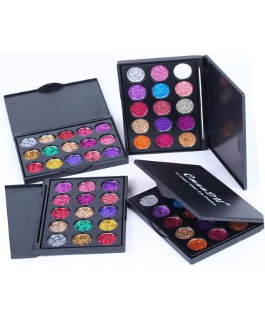 OSALADI 15 Matte Eyeshadow Eye Shadow Palettes Eyeshadow Pallet Eyeshadow Powder Eyeshadow Palette Diamond Makeup Palette Eyeshadow Matt 1 count (Pack of 1) Picture 1 - Buy Online on GoSupps.com