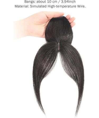 Clip in Bangs Side Parted Hair Toppers for Real Human Hair Fake Bangs 360 Cover Pieces Wispy Fake Bangs Clip in Hair Extensions for Women Daily Wear Natural Color - Buy Online on GoSupps.com