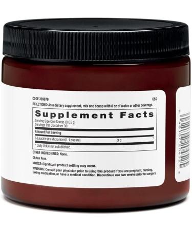BEYOND RAW L-Leucine Powder - Fuel Your Muscles | 30 Servings | International Shipping Available - Buy Online on GoSupps.com