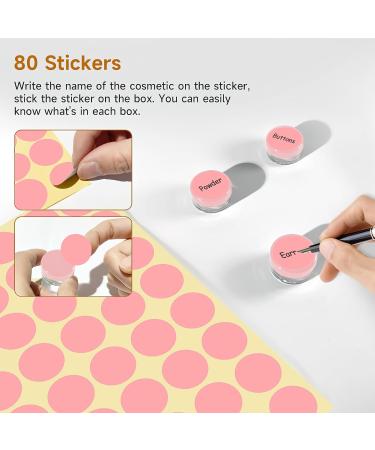 70 Pcs Cosmetic Jars 5 ML Sample Pots For Cosmetics Travel Pots For Cream Travel Pots For Toiletries Travel Pot Cosmetic Pots For Women (70 orange pink) - Buy Online on GoSupps.com