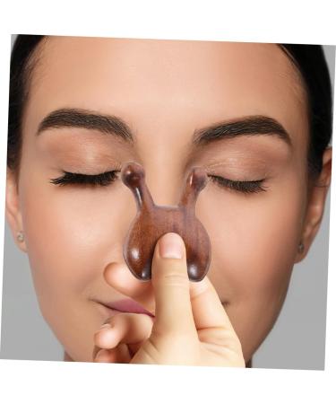2pi ces Grattoir Points Acupuncture Pour Visage Masseur De Nez Bois Lot De Outils De Massage Du Nez Yeux - Buy Online on GoSupps.com