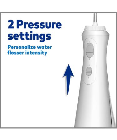 Waterpik Cordless Plus Water Flosser WP-450 - Rechargeable Portable & ADA Accepted - 4 Tips for Home & Travel - Buy Online on GoSupps.com
