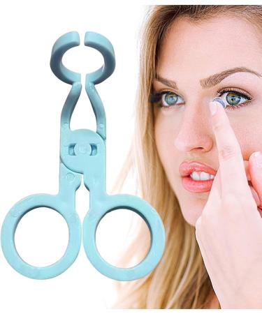 Invisible Lens Wearing Aids Invisible Applicator and Remover | Soft Invisible Lenses Remover and Insertion Tool Invisible Lens Wearing Aids Application Tool Invisible Lens Tweezers Blue - Buy Online on GoSupps.com