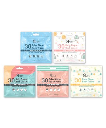 30 Packets Travel Size Diaper Rash Cream | Treatment & Prevention | Safe for Sensitive Baby Skin - Buy Online on GoSupps.com