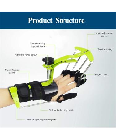 TOGEPP Hand Posture Corrector Physiotherapy Rehabilitation Training Dynamic Wrist Finger Orthosis for Apoplexy Hemiplegia Tendon Repair - Buy Online on GoSupps.com
