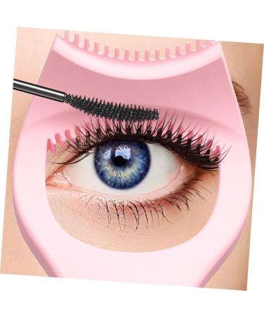BELLIFFY 2pcs Mascara Brush Eyeliner Applicator Tool Massaging Eye Mask Eyeshadow Stencil Pink - Buy Online on GoSupps.com