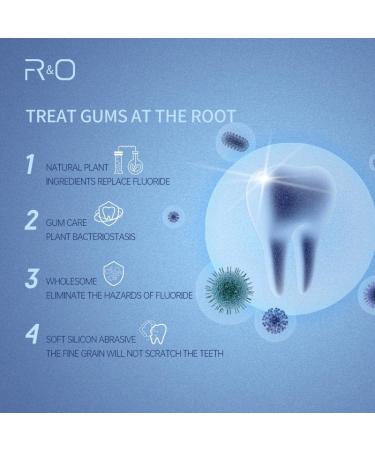 R&O Ageratum Whitening Toothpaste with Bamboo Charcoal 3.53 oz - Great for Teeth Whitening Reduces Plaque Removes Stubborn Stains Promotes Oral Health Long - Lasting Fresh Breath (3) - Buy Online on GoSupps.com