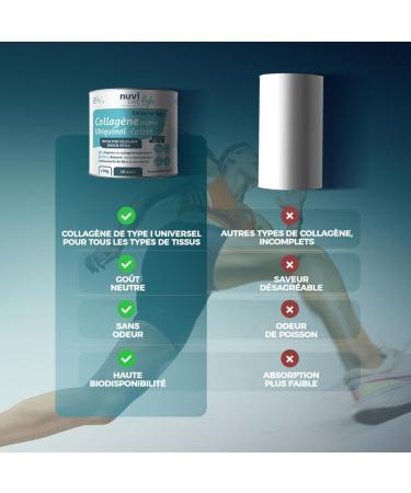 NUVILINE Life | Collag ne Poudre Vitalit & Anti- ge | Formule biodisponible 4kDa avec Ubiquinol (CoQ10) & Vitamines | Go t Neutre |170g 170 g Anti- ge & nergie - Buy Online on GoSupps.com