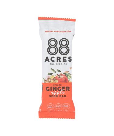88 Acres, Ginger Apple Seed Bar, 1.6 Ounce