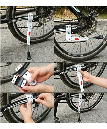 BlueSunshine Adjustable Alloy Bike Kickstand for 22-26 Bicycles - Black - Buy Online on GoSupps.com