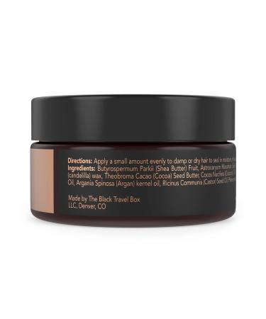 Hair Balm with Jojoba Argan & Coconut Oils for Frizz Control & Scalp Relief | TSA Friendly 2.0 Oz - Nourish & Add Shine - Buy Online on GoSupps.com