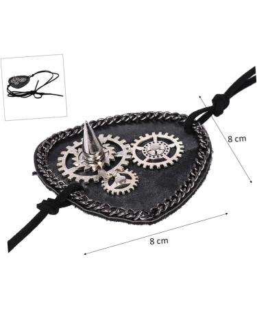 Beaupretty Halloween Eye Mask prom props gear clock decoration eye mask single eye mask eye patch Masquerade eye mask Decor Blindfold halloween apparel Eye Mask Halloween M Black - Buy Online on GoSupps.com