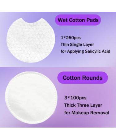 Cotton Pads Start Makers 550 Pack 100% Pure Cotton Absorbent Face Pads Cotton Wool Pads Makeup Remover Pads Eye Make Up Remove Nail Polish Remover Pads Nail Varnish Remover Pads - Buy Online on GoSupps.com