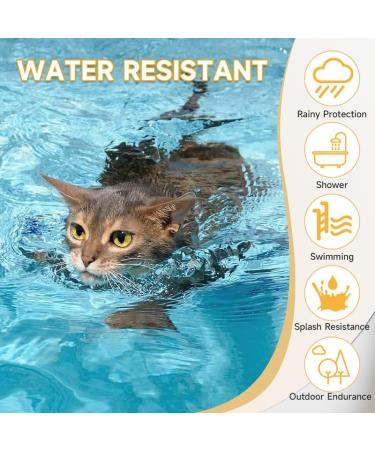 Cat Repellent Treatment Adjustable Cat Repellent Collars Natural Protection Repellent Collar for Cats Water Resistant Repellent Collar for Cats Small-Medium-Large Blue 2pack - Buy Online on GoSupps.com