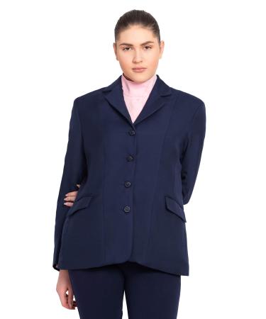 TuffRider Women's Regular Starter Show Coat 10 Navy