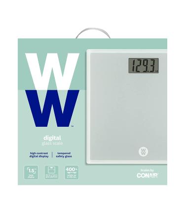 Weight Watchers by Conair Digital Glass Bathroom Scale 400 Lbs. Capacity - Buy Online on GoSupps.com