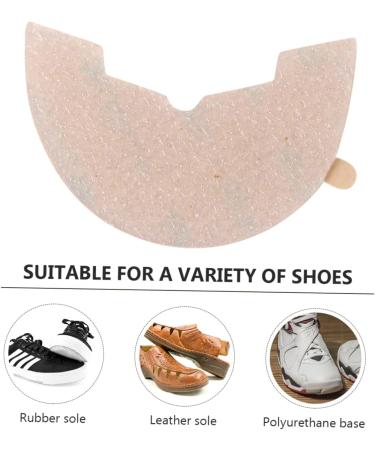 FOMIYES Self-Adhesive Sole Pad Protectors - Wear-Resistant Shoe Stickers & Anti-Slip Heel Grips for Fitness | 7.4*3.3cm - Buy Online on GoSupps.com