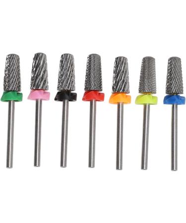 Tungsten Steel Nail Drill Bits High Strength Fast Buffing Smooth Nails with Electric Grinders 3/32 Inch Shank Nail Art Nail Filing Nail Polish Removal For Acrylic Gel Nails - Buy Online on GoSupps.com