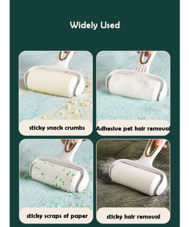 Portable Lint Rollers for Pet Hair - 60 Sheet Tearable Brush for Dog & Cat Fur Removal | Eco-Friendly Green Design - Buy Online on GoSupps.com