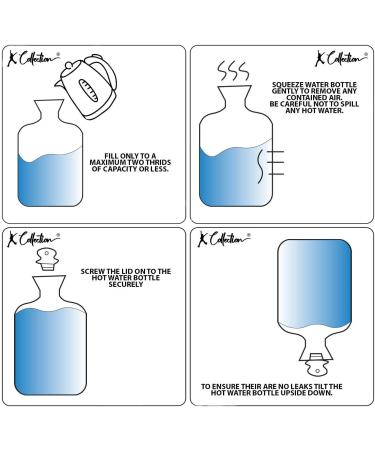 K Collection Cow Design 3D Novelty Hot Water Bottle with Plush Cover - Premium Natural Rubber - Black/White HWB - Buy Online on GoSupps.com