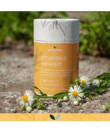 Buy Vitamin E 400 IU Capsules | 60 High Dose Vegan Capsules | All 8 Forms | Eco-Friendly Packaging | Boost Bioavailability - Buy Online on GoSupps.com