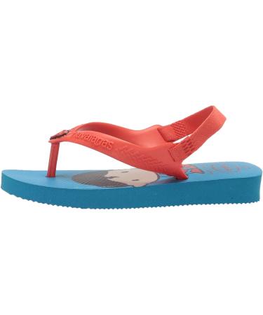 Havaianas Unisex Babies Heroes Walking Sandals 9C - Turquoise Strawberry - Buy Online on GoSupps.com