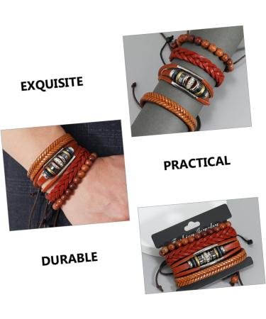 DOITOOL 4pcs Bracelet Hair Jewelry Hair Tie Hairties 4 Piece Set Artificial and Women Adjustable - Buy Online on GoSupps.com