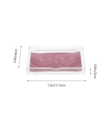 Beaupretty Empty Eyelash Boxes - 6-Piece Plastic Eyelash Storage Case & Organizer - Ideal for Eyelash Packaging - Pink Makeup Holder - Buy Online on GoSupps.com