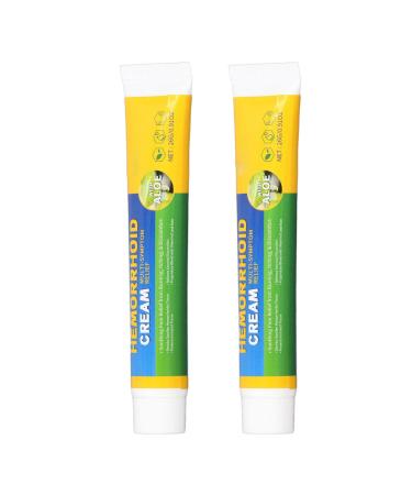 Hemorrhoid Care Cream Hemorrhoid Treating Cream Stop Itching Relieve Discomfort 2pcs Anti Inflammatory Fast Acting Easy to Use Promotes Healing Symptom Relief Organic Matter