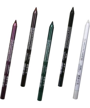 Colorful Eyeliner 5PCS Eyeliner Pencil 5 Colors Waterproof Neon Eyeliner Waterproof Eyeliner Long-Lasting Gel Eye Liner Portable Eye Makeup for Girl Women - Buy Online on GoSupps.com