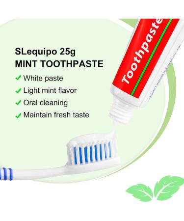 100 pcs Travel Size Toothpaste Bulk 0.88oz/25 Grams Small Toothpaste Travel Size Bulk 4x1.4 inches Mint Mini Disposable Toothpastes for Hotel Guests Homeless Charity 0.88 Ounce (Pack of 100) - Buy Online on GoSupps.com