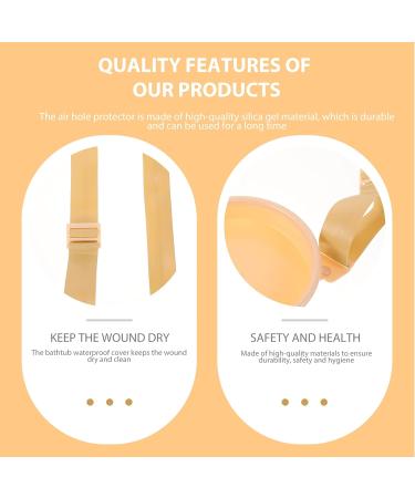 Healifty Stoma Ostomy Waterproof Bath Cover Set with Adjustable Belt - Skin Color | Shower Stoma Cover for Ostomy Supplies - Buy Online on GoSupps.com