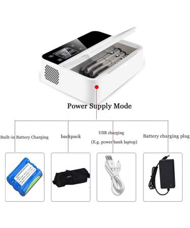 Electric Cooler Medication Insulin Cooler Suitable Insulin Cooler Case and Portable Insulin Cooler Bag for Travel/Interferon/Drug Storage 2*battery - Buy Online on GoSupps.com