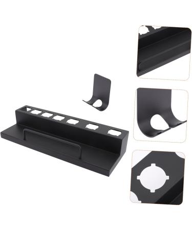MUSISALY Curling Iron Rack Curler Wall Rack Hair Curler Rack Hair Curler Holder Stainless Steel Black - Buy Online on GoSupps.com