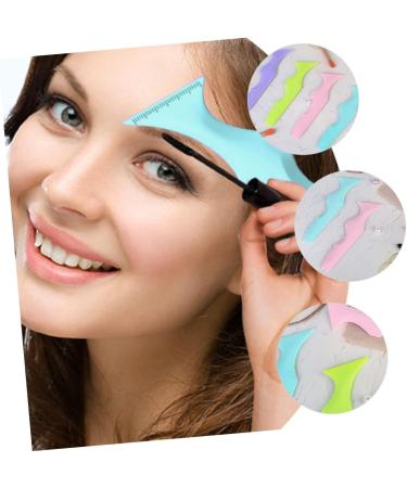 Vaguelly Eyeliner Silicone Plate 2pcs Multi-Function Eyeliner Stencil Eyelash Makeup Tool Silicone Mascara Applicator Silicone Eyeliner Aid Eyeliner Stencils - Buy Online on GoSupps.com