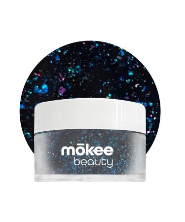 Mokee Dip Nail Powder  Black Glitter Dip Powder  Dip Nail Polish Sets  Color Powder Nail Dipping Kit  Nail Manicure Kit Midnight