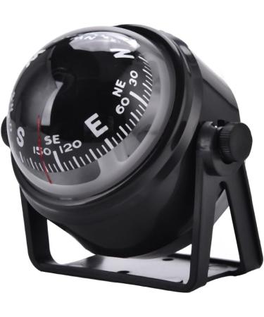 Boat Compsss  Black Electronic Adjustable Military Marine Ball Night Compass for Boat Vehicle - Buy Online on GoSupps.com