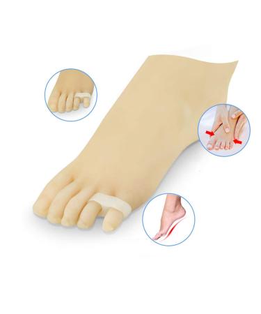 Soft Silicone Gel Toe Spreader - 6 Pairs for Hallux Valgus & Overlapping Toes - Small Toe Separator & Protection - Buy Online on GoSupps.com