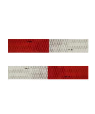 TIRESFX Reflective Magnetic Tape Conspicuity Strips DOT-C2 Approved (2 PCS)