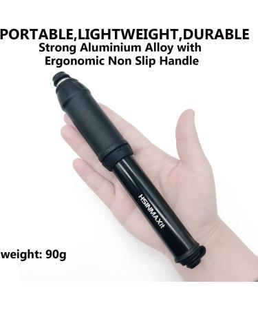 HSINMAXit Mini Bike Pump - Portable Presta and Schrader Valve Pump - 120PSI - Aluminum Alloy - Buy Online on GoSupps.com