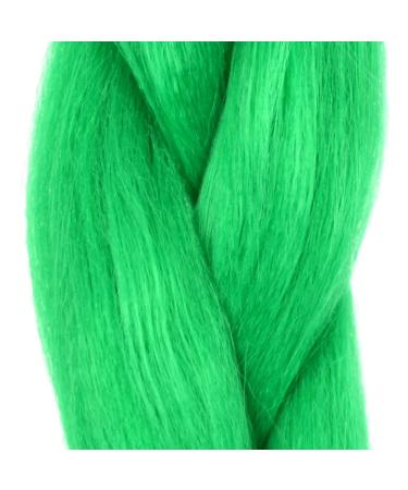 Shop Mybraids 1-Colored Premium 2m Long Green Braid Hair for Rasta Dreads Crochet and Box Braids - Perfect for Stunning Braiding Hairstyles - Buy Online on GoSupps.com
