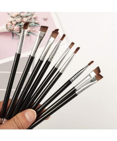 4-Piece Black Double-Head Eyebrow Brush Set | Multi-Functional Spoolie & Comb for Perfect Eyebrow Tinting - International Shipping Available - Buy Online on GoSupps.com