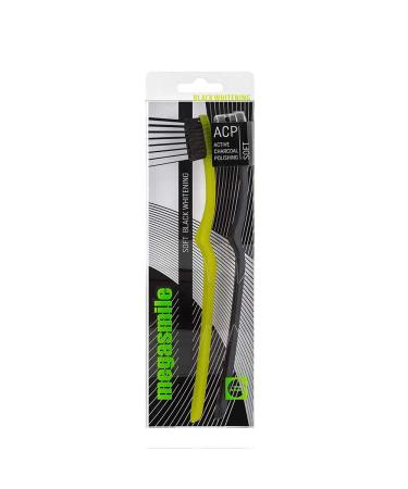 megasmile SOFT Black Whitening Toothbrush Duopack