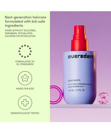 Evereden Multi-Vitamin Hydrating Face Mist & Kids Detangler Spray: Nourishing Preppy Skincare Face Spray & 4-in-1 Leave-In Hair Detangler - Tackle Tough Knots & Moisturize Gentle Facial Skin - 6 & Up - Buy Online on GoSupps.com
