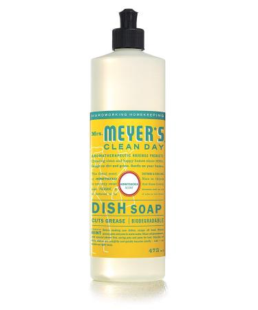Mrs. Meyers Clean Day Honeysuckle Dish Soap 473 ml (Pack of 2)